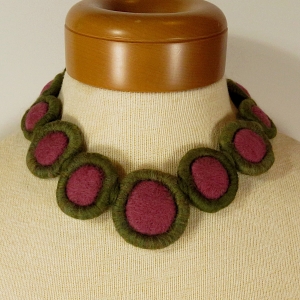 Needle Felted Wool Jewelry