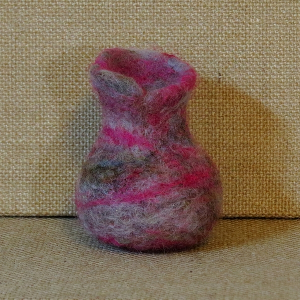 Needle Felted Wool Vessel Needle Felted Wool Vessel