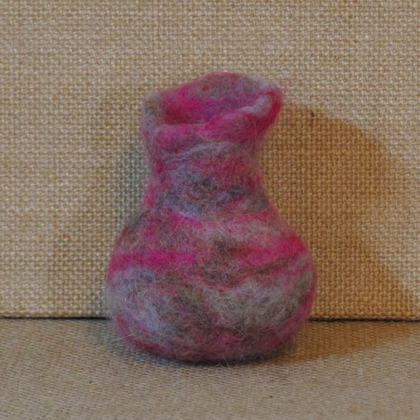 Needle Felted Wool Vessel Needle Felted Wool Vessel
