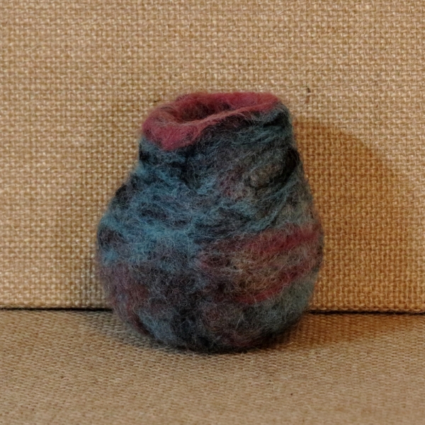 Needle Felted Wool Vessel Needle Felted Wool Vessel