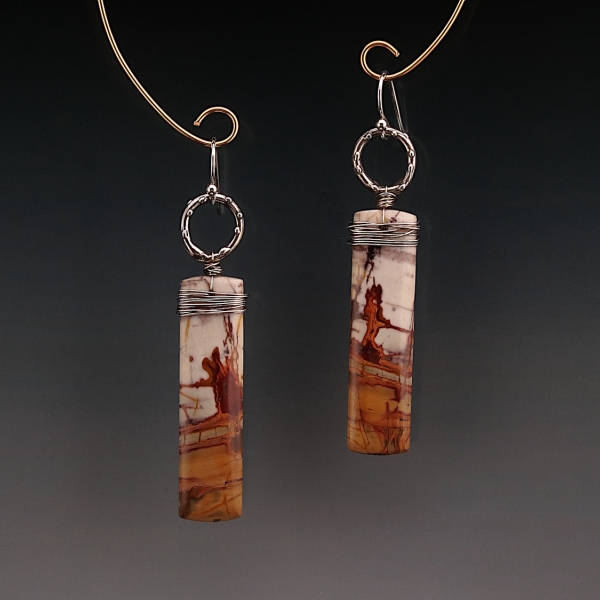 Cherry Creek Jasper Sterling Silver Earrings Cherry Creek Jasper Sterling Silver Earrings