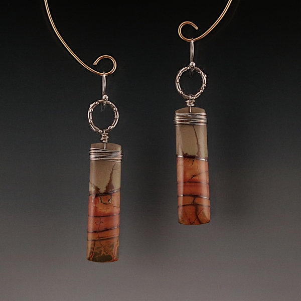 Cherry Creek Jasper Sterling Silver Earrings Cherry Creek Jasper Sterling Silver Earrings